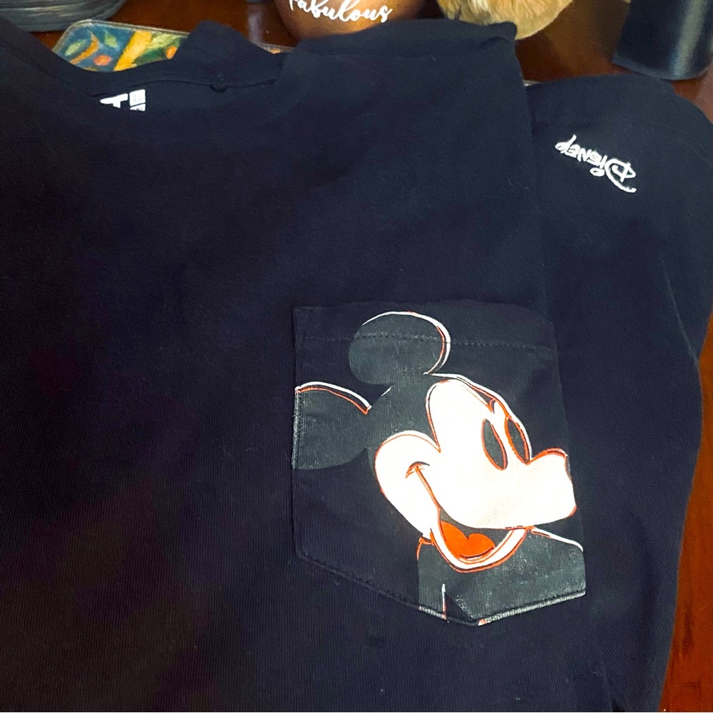 Mickey Mouse Andy Warhol Black Pocket T-shirt Size XL. - Picture 7 of 8